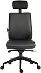 RS PRO Black Plastic Operator Chair, 150 Weight Capacity
