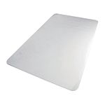 RS PRO White Polycarbonate Desk Chair, 115kg Weight Capacity