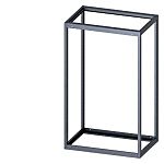 Siemens 8MF1 Series RAL 7035 Steel Support Frame, 2000mm H, 1.2m W, 800mm D For Use With Standard Empty Enclosure
