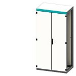 Siemens 8MF1 Series Steel Double-Door-Door Floor Standing Enclosure, Plain Door Door, IP40, 2000 x 1200 x 500mm