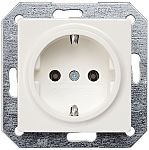 Siemens DELTA White Plug Socket, 16A, Schuko