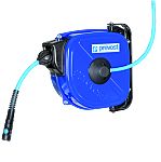 PREVOST 10m Air Hose Reel, 10mm Inner Diameter, 14mm Outer Diameter, 750L/min Flow Rate