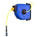 PREVOST 12m Air Hose Reel, 10mm Inner Diameter, 14mm Outer Diameter, 750L/min Flow Rate