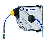 PREVOST Wall Mounted 12m Air Hose Reel, 10mm Inner Diameter, 14mm Outer Diameter, 800L/min Flow Rate
