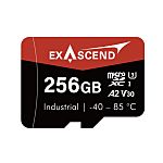 Exascend 256 GB Industrial MicroSD Micro SD Card, Class 10