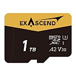 Exascend 1TB MicroSDXC Micro SD Card, A2, Class 10, UHS-1 (U3), V30