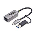 StarTech.com Port USB Network Adapter USB C USB to RJ45 10/100/1000Mbit/s Network Speed