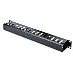 StarTech.com Steel Cable Management Panel for Use with CM Series, 48.3 x 7.2 x 4.4cm