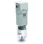 SMC AFF20 series 1μm G 1/4 0.05MPa to 10 bar Filter 300L/min max with Auto drain