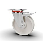 RS PRO Swivel Castor Wheel, 120kg Capacity, 100mm Wheel