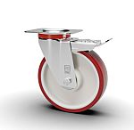 RS PRO Swivel Castor Wheel, 170kg Capacity, 125mm Wheel