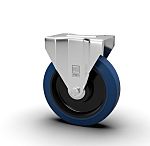 RS PRO Fixed Castor Wheel, 120kg Capacity, 80mm Wheel