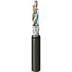 Belden1633ES, 305m Cat5e, Grey Unterminated to Unterminated, SF/UTP Shielded, Unterminated PVC Sheath