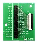 Soldered break-out board, ZIF36 &lt;&gt; IDC36
