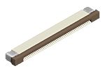 Display Visions, EA WF050 0.5mm Pitch 40 Way Bottom Entry Receptacle FPC Connector, Solder