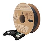 NANOVIA 1.75mm Black ABS ESD 3D Printer Filament, 2kg