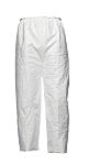 DuPont Tyvek 500 White Trousers Abrasion Resistant, Flex Cracking Resistance, Puncture Resistant, Tear Resistant