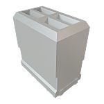 Samtec, HPTS 3.2mm Pitch Universal Power Module Backplane Connector, Socket, Vertical, 2 Column, 2 Row, HPTS-3-S-D-VT