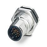 Phoenix Contact Circular Connector, 17 Contacts, Plug-In, M12 Connector, Plug, Male, IP65, IP67, SACC Series