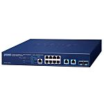 Planet MGS-6311-10T2X, Managed Switch 8 Port Network Switch RJ-45