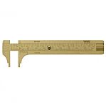 Vogel 214301 80mm Metric Depth Gauge, Brass