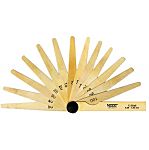 Vogel 414107 Brass Feeler Gauge 0.05 → 1mm, 20 Blades