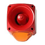 Klaxon PNC Series Amber Continuous lighting Beacon, 110 → 230 V, Fixed, LED Bulb, IP66