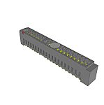 Samtec, MEC2 40 Way Vertical Push/Pull Card Edge Memory Card Connector With Surface Mount Termination