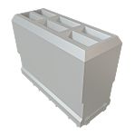 Samtec, HPTS 3.2mm Pitch High Speed Hard Metric High Density Backplane Connector, Female, Vertical, 4 Column, 2 Row, 8