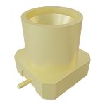 Samtec SMPM Series, Plug Surface Mount SMPM Connector, 50Ω, Solder Termination, Straight Body