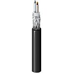 Belden, 9207NH series Copper Braid Black Twinaxial Cable, 8.6mm OD 500m, 100 Ω impedance