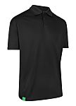 Beeswift Envirowear Black Polyester Polo Shirt, UK- 3XL