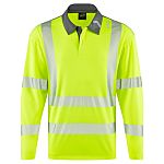 Leo Workwear GEORGEHAM Yellow Men Hi Vis Polo Shirt