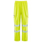 Leo Workwear INSTOW Yellow Breathable, Waterproof, Windproof Hi Vis Trousers