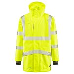 Leo Workwear CLOVELLY Yellow Unisex Hi Vis Jacket, XXXXXXL