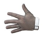 Manulatex GCM White Stainless Steel Abrasion Resistant, Cut Resistant Work Gloves, Size S