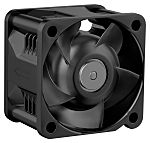 ebm-papst Series AxiForce 40 Series Axial Fan, 12 V dc, dc Operation, 56m³/h, 19W, 1.6A Max, IP20, 40 x 40 x 28mm