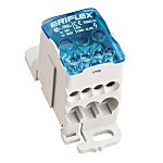 nVent ERICO Distribution Block, 1 Way, 500A, 1 kV, White
