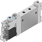 Festo 5/2-Way, Monostable Pneumatic Solenoid Valve - Electrical M5 VUVG Series 24V dc