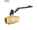 Sferaco Brass Ball Valve, Ball Valve, Threaded, BSP 1/4in, 40bar Operating Pressure