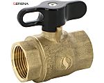 Sferaco Brass Ball Valve, Ball Valve, Threaded, BSP 1/4in, 40bar Operating Pressure