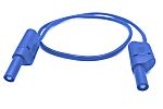 Mueller Electric Test lead, 32A, 600(CATIII) V, 1000(CATII) V, Blue, 2m Lead Length