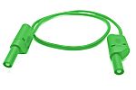Mueller Electric Test lead, 32A, 600(CATIII) V, 1000(CATII) V, Green, 2m Lead Length