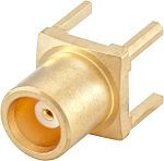 Rosenberger 29K102 Series, Jack Panel Mount SMA Connector, Solder Termination, Straight Body