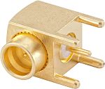 Rosenberger 19S201 Series, Jack Surface Mount MCX Connector, Solder Termination, Right Angle Body