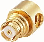 Rosenberger 19K207 Series, Jack Surface Mount MCX Connector, Solder Termination, Right Angle Body