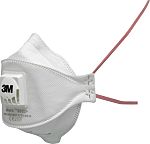 3M Aura 9300+ Series Respirator Mask for General Purpose Protection, FFP3, Valved, Fold Flat 5Each per Package