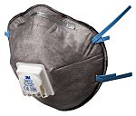 3M 9000 Series Respirator Mask for General Purpose Protection, FFP2, Valved, Moulded 100Each per Package