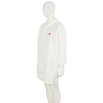 Bílý laboratorní plášť, Bílá Unisex, SC: XXL Jednorázový