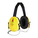3M Optime I Ear Defender with Neckband, 27dB, Yellow